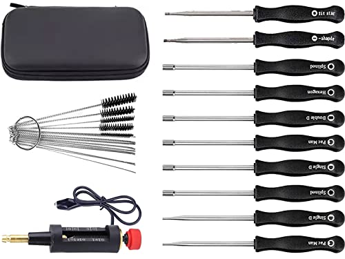 ADEFOL 10 Stück Vergaser Einstellwerkzeug mit Zündkerzen Tester für STIHL/Husqvarna/Walbro/Zama/Echo Trimmer Motor Motorsense Kettensäge wird mit Reiniger und Werkzeugsatz geliefert von Adefol