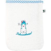 ADELHEID Waschlappen "Schneehase Waschlappen", (3 St.), mit Paspel und Stickerei von Adelheid