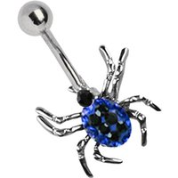 Adelia´s Bauchnabelpiercing "Piercing  Piercing Bauchnabelpiercing" Titan Bauchnabel Piercing Banane Spinne mit Steinen Adelia´s Bauchnabelpiercing "Piercing  Piercing Bauchnabelpiercing" Titan Bauchnabel Piercing Banane Spinne mit Steinen von Adelia´s