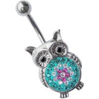 Adelia´s Bauchnabelpiercing "Piercing  Piercing Bauchnabelpiercing" Titan Piercing Schmuck Banane, Eule mit vielen Steinen Adelia´s Bauchnabelpiercing "Piercing  Piercing Bauchnabelpiercing" Titan Piercing Schmuck Banane, Eule mit vielen Steinen von Adelia´s