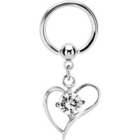 Adelia´s Intimpiercing "Piercing  Intimpiercing ", Intimpiercing Ring BCR 316l Stahl in 1,6 mm mit Herz von Adelia´s