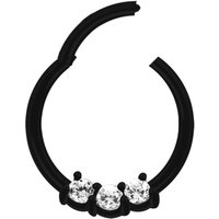 Adelia´s Nasenpiercing "Piercing  Nasenpiercing" mit drei klaren gefassten Kristallen in 2 mm Adelia´s Nasenpiercing "Piercing  Nasenpiercing" mit drei klaren gefassten Kristallen in 2 mm von Adelia´s