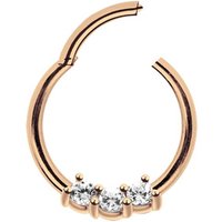 Adelia´s Nasenpiercing "Piercing Nasenpiercing", mit drei klaren gefassten Kristallen in 2 mm Adelia´s Nasenpiercing "Piercing Nasenpiercing", mit drei klaren gefassten Kristallen in 2 mm von Adelia´s