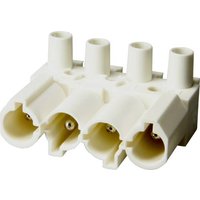 Adels-Contact 162054 Netz-Steckverbinder Stecker, gerade Gesamtpolzahl: 4 + PE 20A Weiß 150St. von Adels-Contact