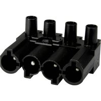 Adels-Contact 162064 Netz-Steckverbinder Stecker, gerade Gesamtpolzahl: 4 + PE 20A Schwarz 150St. von Adels-Contact