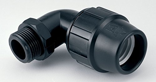 adequa cmp-75212 Winkel 90 ° Außengewinde aus Polypropylen mit Glasfasern verstärkt, 75 mm – 2 1/2 " von Adequa