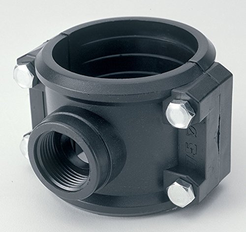 adequa l-502 Halskrause einfach aus Polypropylen mit Glasfasern verstärkt, 50 mm – 3/4 " von Adequa