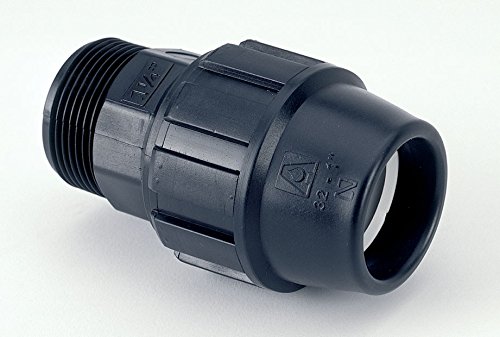 adequa rmp-32114 Link männlich-Gewinde Polypropylen mit Glasfasern verstärkt, 32 mm – 1 1/4 " von Adequa