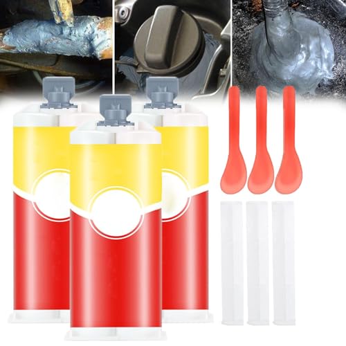 Super Diamond Mud Seal For Metal, All Purpose Repair Glue, AB Glue Waterproof Sealant, Casting Repair Glue for Metal, Metal Repair Paste Magic Welding Glue for Repairing All Surfaces (3Pcs) von Aderpmin