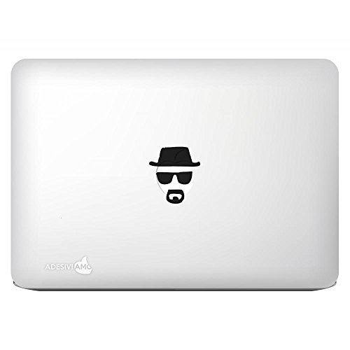 Adesiviamo Aufkleber Breaking Bad Heisenberg face Decal Sticker for Apple mac MacBook Tutti i modelli von Adesiviamo