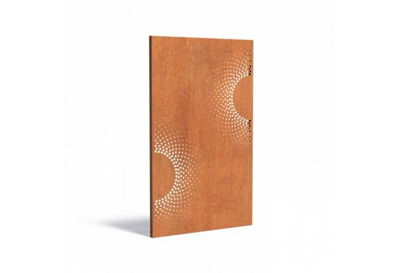 Adezz Metallzaun Adezz Paneel Abstract CPA2.4 Cortenstahl 110x180cm Gartenpaneel von Adezz