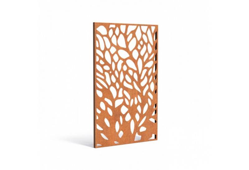 Adezz Metallzaun Adezz Paneel Abstract CPA9 Cortenstahl 110x180cm Gartenpaneel von Adezz