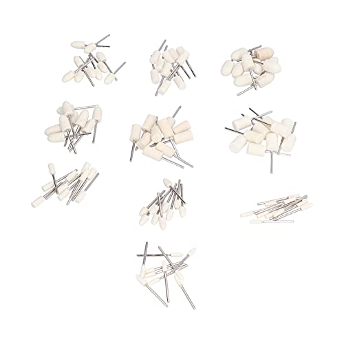 100 pcs Wollfilzfilmpolierkopf Buffing Rad Set hohe Effizienz, sich verjüngte zylindrische Schleifkopf -Kit für Metallholz -Kunststoff -Glas -DIY -Handwerk 100 pcs Wollfilzfilmpolierkopf Buffing Rad Set hohe Effizienz, sich verjüngte zylindrische Schleifkopf -Kit für Metallholz -Kunststoff -Glas -DIY -Handwerk von Adfaga