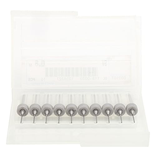 10pcs 0,8 mm Wolfram -Carbid -Reinigungsdüsenbohrbits für 3D -Drucker -Mikro -Bohrer -Bits für PCB SMT CNC Boards Formenkunststoffkupferkupfer Edelstahl von Adfaga