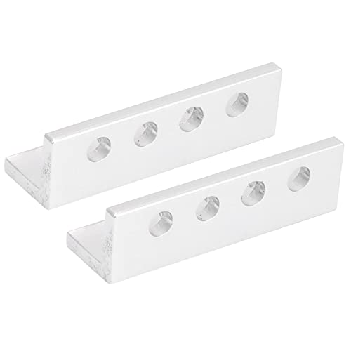 2pcs 3103-0004-0040 4 Loch L -verdrängter Kanal Aluminiumkanal -Zubehörteile (40 mm) von Adfaga