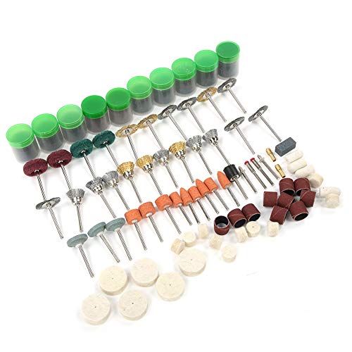 342PCS Elektrisches Schleifwerkzeugzubehör -Zubehör Kit Langlebige Wollpolierbürste Draht und rotierende Teile für DIY -Holzbearbeitungsmetallpolierschleife und Trimmen 342PCS Elektrisches Schleifwerkzeugzubehör -Zubehör Kit Langlebige Wollpolierbürste Draht und rotierende Teile für DIY -Holzbearbeitungsmetallpolierschleife und Trimmen von Adfaga