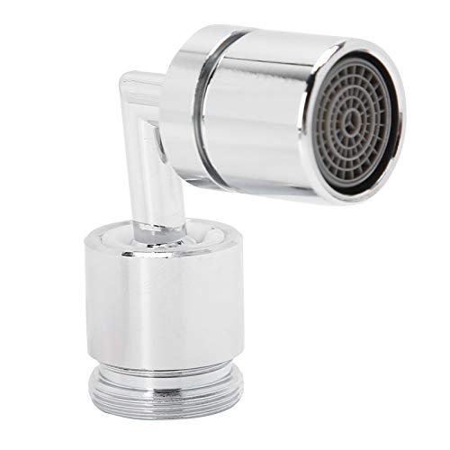 360 Grad rotierende M24 -Gewinde Wasser Wasserhahn Universal Hochdruck Antispritzter Küchenbad Tap Edelstahl Abs haltbar einfach installieren von Adfaga