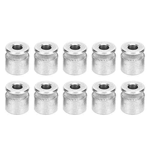 3D-Drucker Extrusion srad Premium Edelstahl MK8 Konkaven Zahnrad Set glatt haltbar Zubehör Silber Weiß 10 Stück 9x11mm Größe 3D-Drucker Extrusion srad Premium Edelstahl MK8 Konkaven Zahnrad Set glatt haltbar Zubehör Silber Weiß 10 Stück 9x11mm Größe von Adfaga