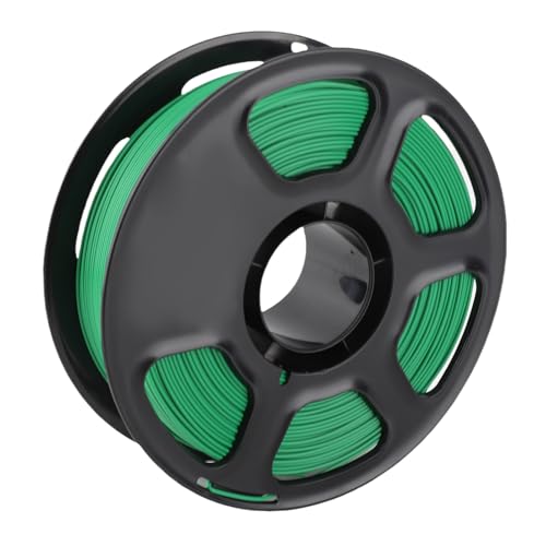3D -Drucker -Filament PLA transparent grün glänzend leicht zu drucken 1,75 mm 1 kg für häusliche Dekoration Spielzeug Geschenke Premium -Qualität Druckmaterial von Adfaga