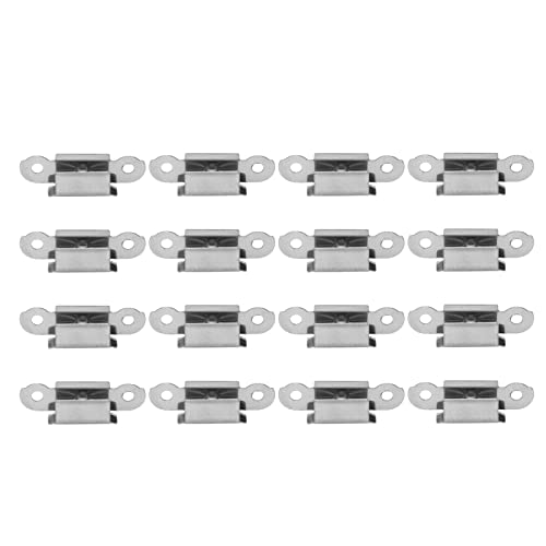 3D -Drucker Heißbett -Clips 16pcs Edelstahl -Glas -Plattform Fix Klemm sicherer festes Halten für Ender 3 Pro Ender 3 V2 Ender 5 Pro CR20 Pro kompatibel mit 7 mm dicker Plattform 3D -Drucker Heißbett -Clips 16pcs Edelstahl -Glas -Plattform Fix Klemm sicherer festes Halten für Ender 3 Pro Ender 3 V2 Ender 5 Pro CR20 Pro kompatibel mit 7 mm dicker Plattform von Adfaga