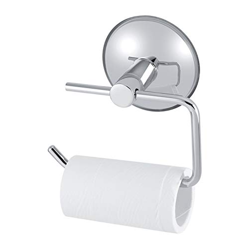 5.31 Zoll Saugnapfbecher -Toilettenpapierhalter, Edelstahl ohne Bohrer Badezimmer -Toilettenrollenpapierhalter mit Saugnwand, Glas, Glas 5.31 Zoll Saugnapfbecher -Toilettenpapierhalter, Edelstahl ohne Bohrer Badezimmer -Toilettenrollenpapierhalter mit Saugnwand, Glas, Glas von Adfaga