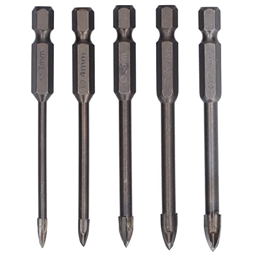 5pcs Professional Cross Hex Bohrer Bit Set Carbid Speced Multi Purpose Loch Opener für Keramikgranitfliesen -Betonwand und Holz mit Hex -Schaft 5pcs Professional Cross Hex Bohrer Bit Set Carbid Speced Multi Purpose Loch Opener für Keramikgranitfliesen -Betonwand und Holz mit Hex -Schaft von Adfaga