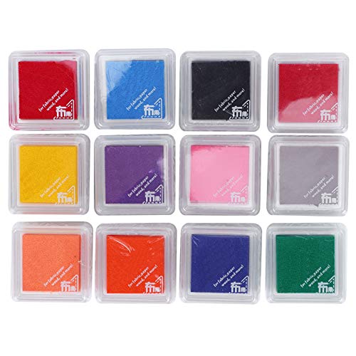 ADFAGA Craft Ink Pad Stempel Set 12pcs Metallic Color Ink Pads für DIY Scrapbooking -Kartenherstellung und Handwerk auf Papierholz Stoff Keramik Gla Kunststoff Schrumpffilm Pakete ADFAGA Craft Ink Pad Stempel Set 12pcs Metallic Color Ink Pads für DIY Scrapbooking -Kartenherstellung und Handwerk auf Papierholz Stoff Keramik Gla Kunststoff Schrumpffilm Pakete von Adfaga
