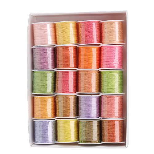 ADFAGA Wachspolyester Schmuckgewinde 20 lebendige Farben Schneidlänge DIY -Handwerkskabel für Halskettenarmband Machen 55 Yards 6 Aktien 0,4 mm Durchmesser ADFAGA Wachspolyester Schmuckgewinde 20 lebendige Farben Schneidlänge DIY -Handwerkskabel für Halskettenarmband Machen 55 Yards 6 Aktien 0,4 mm Durchmesser von Adfaga