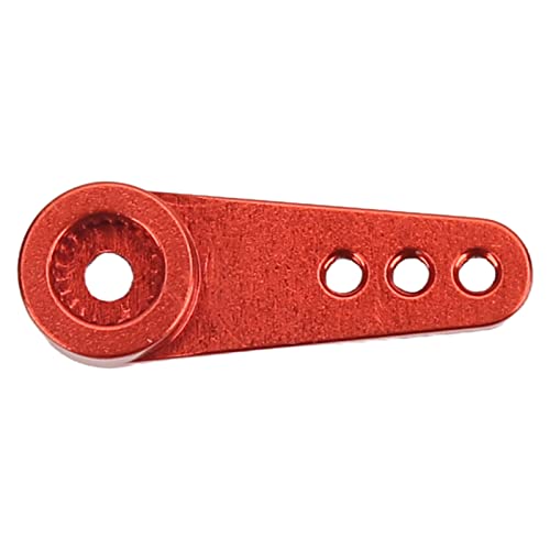 Adfaga 21t Servoarm kleiner tragbarer CNC -Bearbeitung Aluminiumlegierung 21T Servo Hornarm RC Lenkarm für MD922 MD933 Servos (Rot) von Adfaga