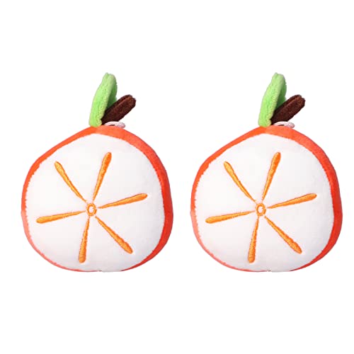 Adfaga 2pcs süße orangefarbene Pin Kissen Nadelhalter zum Nähen von Stricken DIY Bastelbaumwäsche Nadelkissen für Anfänger Mütter Handwerker von Adfaga
