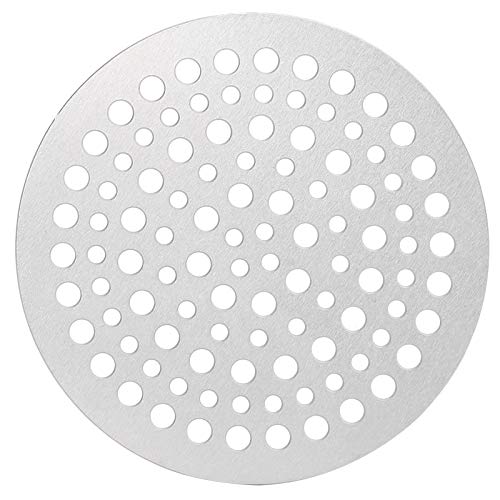 Adfaga 304 Edelstahl 68 mm runde Bodenabfluss Deckabdecke Haarfänger Sieb Anti Clogging schneller Entwässerungsnachweis für Badezimmer Küchenspüle Dusche Werbeeinsatz Gebrauch von Adfaga