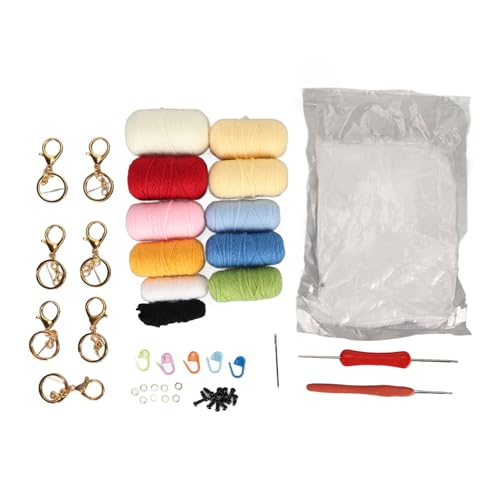 Adfaga Anfänger Crochet Kit Komplett Set mit 11 Rollen Garn Häkelhaken DIY Bastelmittel für Erwachsene Kinder kreative handgefertigte e Familie Bonding Aktivität Adfaga Anfänger Crochet Kit Komplett Set mit 11 Rollen Garn Häkelhaken DIY Bastelmittel für Erwachsene Kinder kreative handgefertigte e Familie Bonding Aktivität von Adfaga