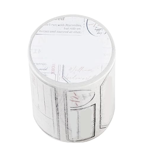 Adfaga Dekoratives Klebeband Sammelalbum Washi Tape DIY Bastelmittel Premium Papier Retro -Stil Easy Tear No Resire für Journal Foto Album Planer Geschenkverpackung von Adfaga