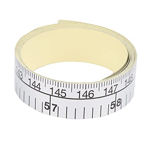 Adfaga Doppelskala-Maßband Flexibles Nähre, 150cm, Aluminium-Maßband, Maß für Werkbank, Tisch nähmaschine, langlebig, wasserdicht Adfaga Doppelskala-Maßband Flexibles Nähre, 150cm, Aluminium-Maßband, Maß für Werkbank, Tisch nähmaschine, langlebig, wasserdicht von Adfaga