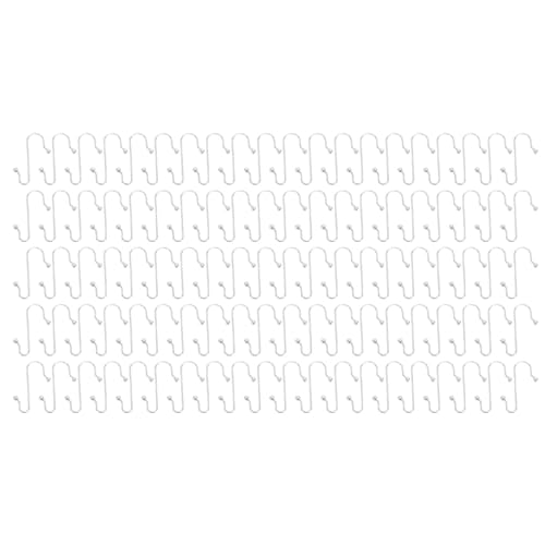 Adfaga Edelstahl -Formhaken langlebige Mehrzweckhänge für Weihnachtsbaum -Ornamente 100pcs Rost -Proof -Dekorationshalter für Weihnachtsbaum von Adfaga