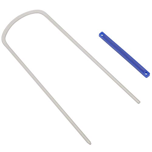Adfaga Edelstahl -Stricknadeln U -förmige Strickgabelgeräte Hand Strickwerkzeuge DIY -Handwerkswerkzeug für Wandbehänge Spitzenzeichnungen Eltern Kinder Aktivitäten 16.5 cm von Adfaga