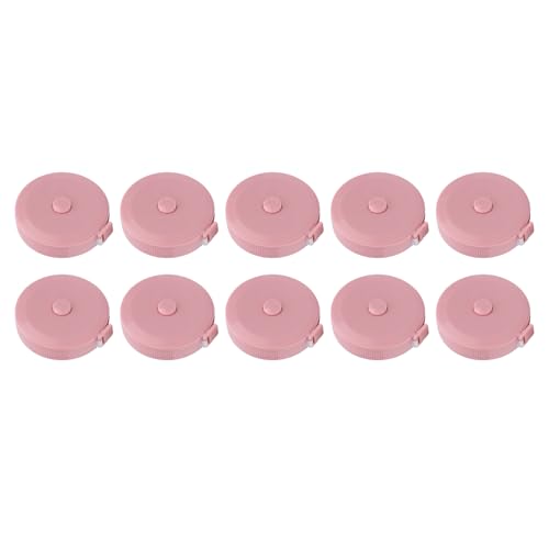 Adfaga Einziehbares Maßband Set 10pcs langlebig genau 1,5 m Körpermessband zum Nähen von Stricken Anpassung ABS PVC Faserglas Adfaga Einziehbares Maßband Set 10pcs langlebig genau 1,5 m Körpermessband zum Nähen von Stricken Anpassung ABS PVC Faserglas von Adfaga