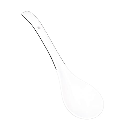 Adfaga Großer weißer Keramiklöffel langes Porzellan -Serving -Utensilien -Multipurpose -Küchenwerkzeug für Home Restaurant Hotel haltbares elegantes Design von Adfaga