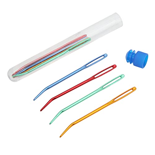 Adfaga Häkelhaken Set 8pcs gebogene Spitze Großes Auge Leichtes langlebiger Stricknadeln zum Handnähen häkelender Stickereien Aluminium farbenfroh mit Aufbewahrungflasche Adfaga Häkelhaken Set 8pcs gebogene Spitze Großes Auge Leichtes langlebiger Stricknadeln zum Handnähen häkelender Stickereien Aluminium farbenfroh mit Aufbewahrungflasche von Adfaga