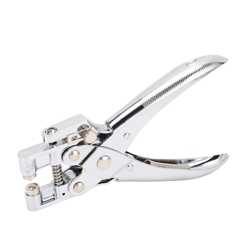 Adfaga Heavy Duty Metal Single Loch Puncher Öle -Höckel -Hände -Stanzwerkzeug 5 mm Durchmesser für Büroschule Handwerk liefert A4 Papier 30 Blätter Kapazität Kapazität von Adfaga