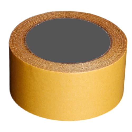 Adfaga Hochleistungs-Tuch-basiertes doppelseitiges Klebeband extra stark klebend klar abnehmbares Montage band für Teppiche Läufer Home Office langlebiges Gewebe Band 1 Rolle (20 mm*10m) von Adfaga