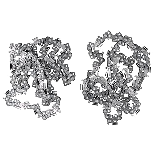 Adfaga Kettensäkkette 18 Zoll Premiumlegierung Stahl Sägekette mit glattem Schneiden intelligentes Design für professionelle Holzschneidholzproduktion 2pcs Kit (Kapitel 68) von Adfaga