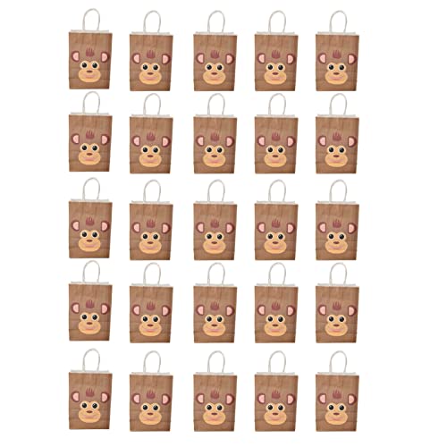 Adfaga Kraftpapier tüten Tiermuster Premium -Qualität langlebiger Mehrzweck kleine braune Papiertüten mit robusten Griffen für Party Hochzeitsgeburtstagsverpackung 25 Stücke Adfaga Kraftpapier tüten Tiermuster Premium -Qualität langlebiger Mehrzweck kleine braune Papiertüten mit robusten Griffen für Party Hochzeitsgeburtstagsverpackung 25 Stücke von Adfaga