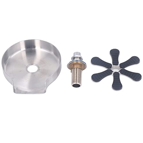 Adfaga Küchenspüle Glas Rinser 304 Edelstahl Waschbecken Tasse Waschmaschine Reiniger Stange Glas Rinser Waschbecken 6 Blatt Silber Adfaga Küchenspüle Glas Rinser 304 Edelstahl Waschbecken Tasse Waschmaschine Reiniger Stange Glas Rinser Waschbecken 6 Blatt Silber von Adfaga