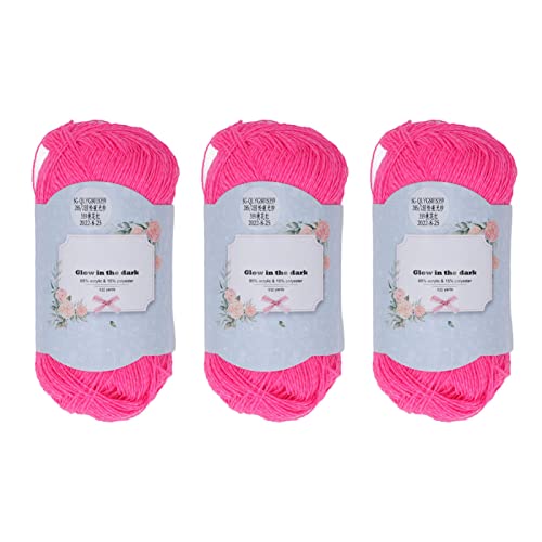Adfaga Luminous Strickgarn rot im dunklen weichen, fadeligen Acrylgarn für DIY -Kleidung Schalschalpullover Hut 3 Rollen Adfaga Luminous Strickgarn rot im dunklen weichen, fadeligen Acrylgarn für DIY -Kleidung Schalschalpullover Hut 3 Rollen von Adfaga