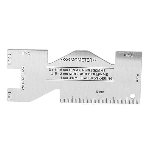 Adfaga Metallnähen Lineal Aluminiumlegierung Licht Flexibler tragbares genaues Handmessmesser für Quiltstickerei Bastel Kleidungsstücke Design Patchwork Adfaga Metallnähen Lineal Aluminiumlegierung Licht Flexibler tragbares genaues Handmessmesser für Quiltstickerei Bastel Kleidungsstücke Design Patchwork von Adfaga