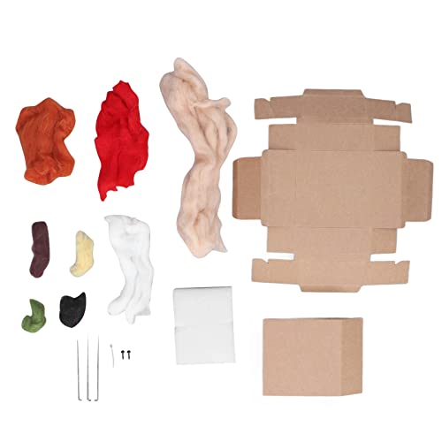 Adfaga Nadel Felting Kit Premium weiches Woll -DIY -Bastelsatz mit Metallnadeln für Anfänger und Erwachsene kreative handgefertigte Kunstprojekte Hausgebrauch Adfaga Nadel Felting Kit Premium weiches Woll -DIY -Bastelsatz mit Metallnadeln für Anfänger und Erwachsene kreative handgefertigte Kunstprojekte Hausgebrauch von Adfaga