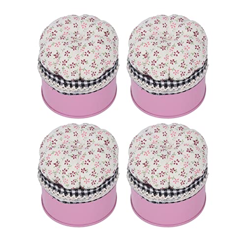 Adfaga Pin -Kissen -Aufbewahrungsbox -Set aus 4 rostfrohen Metallkürbis -Form -Nähennadelorganisator zum Handwerk von Quilt- und DIY -Projekten mit Bonus -Pin -Kissen Adfaga Pin -Kissen -Aufbewahrungsbox -Set aus 4 rostfrohen Metallkürbis -Form -Nähennadelorganisator zum Handwerk von Quilt- und DIY -Projekten mit Bonus -Pin -Kissen von Adfaga