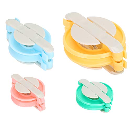 Adfaga Pompom Maker Plastik DIY Flusenkugel Weble -Strickwerkzeuge Set 4 Größen für Handwerksliebhaber Garnliebhaber und Strickanfänger Hochwertiges Kunststoffmaterial 38 mm 48 mm von Adfaga