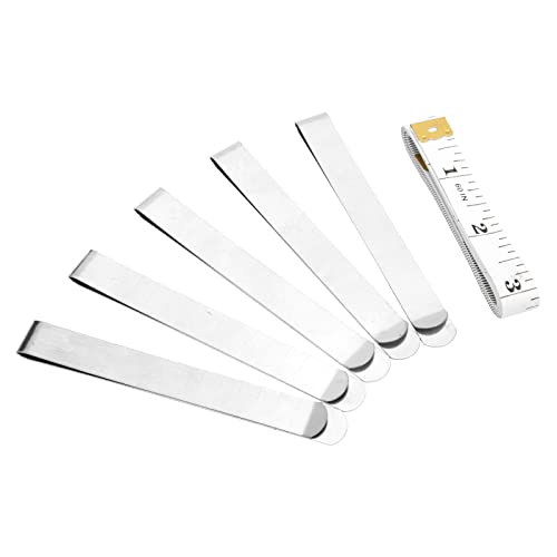Adfaga Premium Edelstahl Hemming Clips Set mit weichem Klebeband Maß Hoch flexibles genaues Nähmess werkzeug für Kleidungs vorhänge Anfänger Edelstahl Kunststoff 10,7 c Adfaga Premium Edelstahl Hemming Clips Set mit weichem Klebeband Maß Hoch flexibles genaues Nähmess werkzeug für Kleidungs vorhänge Anfänger Edelstahl Kunststoff 10,7 c von Adfaga